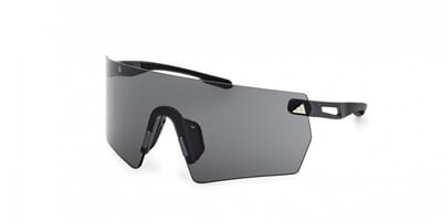 Adidas Sport Sp0098 Gepolariseerde Zonnebril Zwart Smoke Man