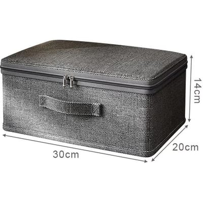 Opvouwbare Opbergdozen Extra Grote Stapelbare Opbergdoos Kleding Organizer Multifunctionele Ruimtebesparende Organizer Voor Speelgoed Boek black