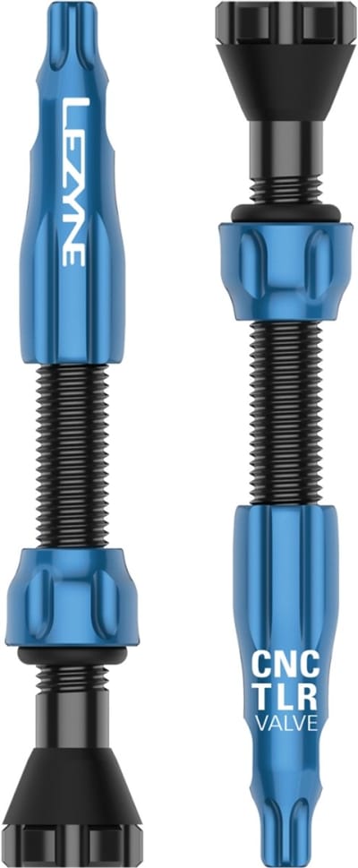 LEZYNE Bandenplakkers CNC TLR TUBELESS VALVE 44MM BLUE