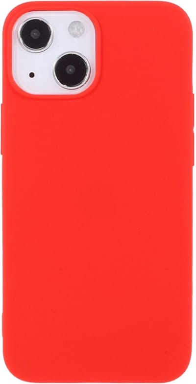 Peachy Slim TPU hoesje geschikt voor iPhone 13 - rood