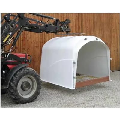 Rundveestal accessoire metalen drempel Kerbl PE UV+