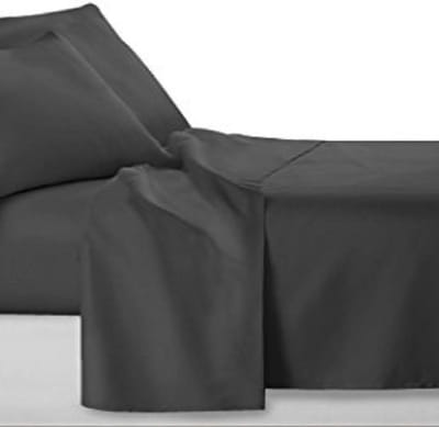Homéé® Laken hotel 20A antraciet - 240x290/5cm‎‎ - gladde geweven 100% katoen - tweepersoons