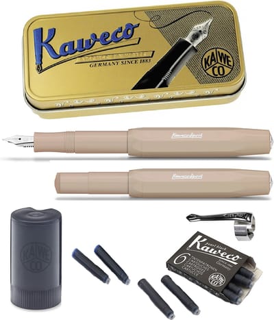 Kaweco Cadeauset (5delig) Vulpen Sport Skyline Macchiato Fountain Pen - Medium