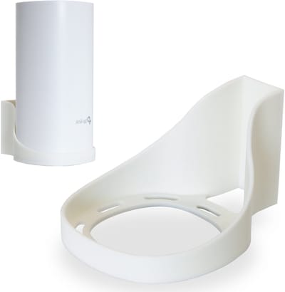 Wandhouder geschikt voor TP Link Deco M4 / P9 / E4 Mesh - Houder voor aan de muur - Minimalstisch ontwerp - Met Kabelmanagement - Wit