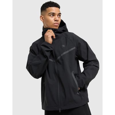 Nike Geweven Windrunner herenjack met rits over de hele lengte Tech - Zwart- Heren, Zwart XS