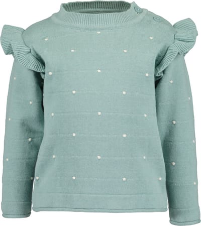 Blue Seven-Meisjes trui-Groen - Maat 68