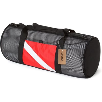Sac de transport en maille pour équipement de plongée sous-marine, sac de transport pour masque, palmes de plongée sous-marine, équipement de surf black