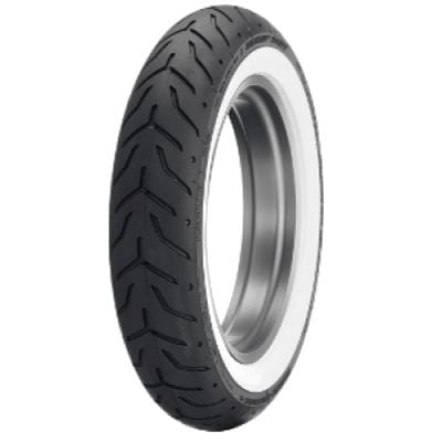 Dunlop D 408 F H/D WWW ( 130/90B16 TL 67H M/C, Voorwiel WWW )