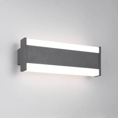 Trio Lighting LED buiten wandlamp DAWSON, 30 cm, antraciet IP54 CCT up/down