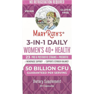 MaryRuth's, santé quotidienne 3-en-1 pour les femmes de plus de 40 ans, 30 capsules