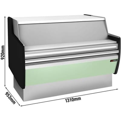 GGM Gastro Kassentisch - 1310mm - Frontblende Hellgrün