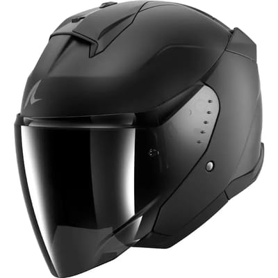 Shark Skwal Jet Dark Shadow Open Helm Zwart L
