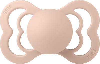 BIBS Supreme Fopspeen - Maat 1 0-6 maanden - Latex – Blush