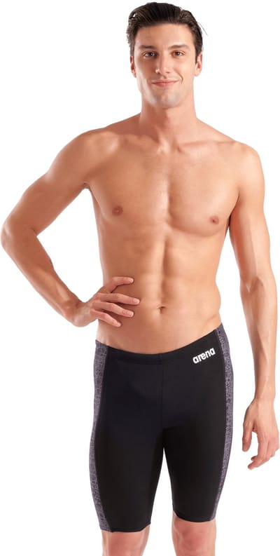 Arena Snakeskin Zwemshort Heren - Zwart | Maat: 90