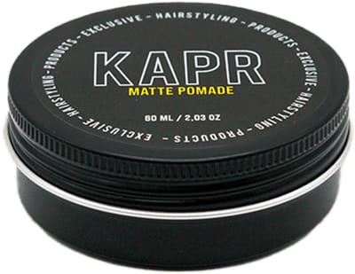 KAPR Matte Pomade 60ml – Haar Pomade Mannen – Matte Finish – Medium Hold – Waterbasis – Reisformaat