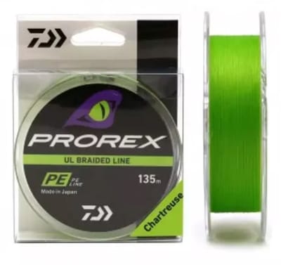 Daiwa - Lijn gevlochten Trout Prorex UL Braided Line 135m - Daiwa