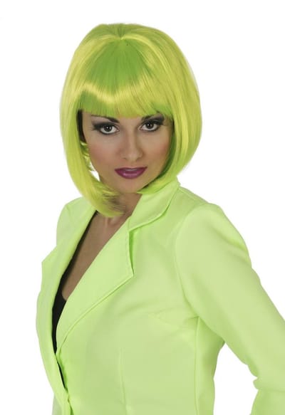 Bobline kort de luxe neon groen
