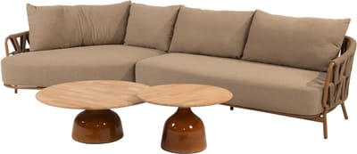 June Biarritz chaise longue loungeset 4 delig amber 4 Seasons Outdoor