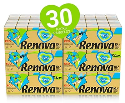 Gerecycleerde Zakdoeken - 300 Verpakkingen van 100% Gerecycled Papier