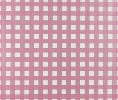Dutch Wallcoverings Papierbehang ruitje - fuchsia/wit