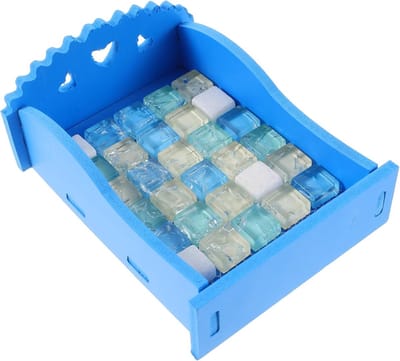 Koelbed Huisdier - Koelmat Kleine Dieren - Zomerse Koelte - Fysieke Koeling - 11x7cm - Blauw