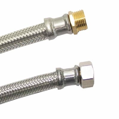 Flexibele Waterslang 1/2 inch met RVS Ombouw, 1000mm