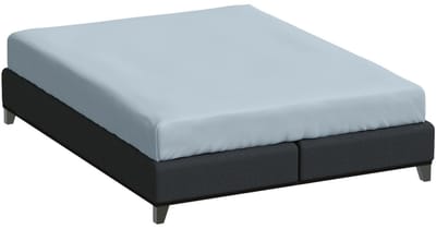 Bella Donna Eenpersoons Hoeslaken Jersey - hemelblauw-0523 90/190-100/220