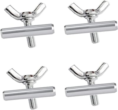 4 Stuks Awning Rail Stoppers 8mm voor Caravan, RV, Camper en Boot - Ideaal voor Tent en Luifel Accessoires, 25mm x 8mm