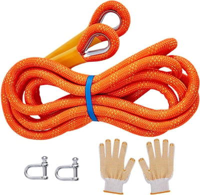 Sleepkabel - Bergingskabel - Voertuigen Slepen - Hoge Breeksterkte - 5 Meter - Oranje