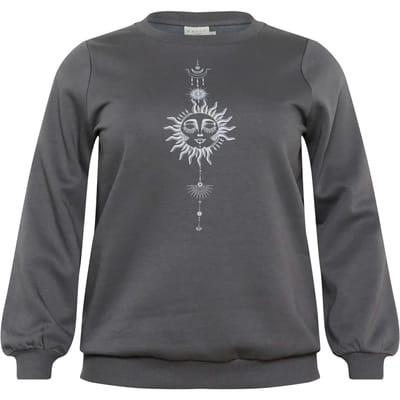 Dames sweatshirt KAFFE Curve Sunna