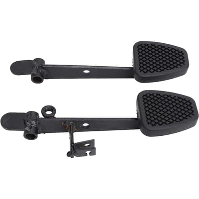 Gasklep Rempedaal Duurzaam Metaal Rubber Gas Accelerator Pedaal voor ATV Go Kart Quad Pit Dirt Bike black