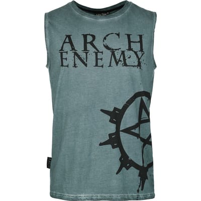 Arch Enemy Tanktop - EMP Signature Collection - S tot 3XL - voor Mannen - petrol