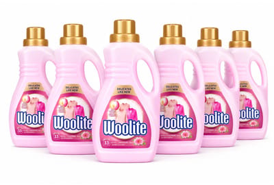 Woolite Wasmiddel Alle Textiel 20 wasbeurten - 6 x 1 liter - Voordeelverpakking
