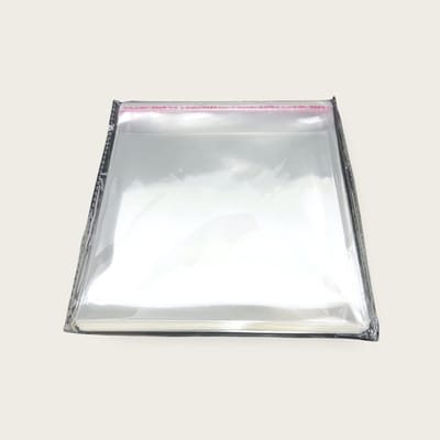Dailygoods- CD Hoesjes 100 x - OPP Opbergmap - Resealable Hoezen - Bescherming tegen Krassen - Duurzaam Plastic - Voor Standaard CD Dozen - CD Covers