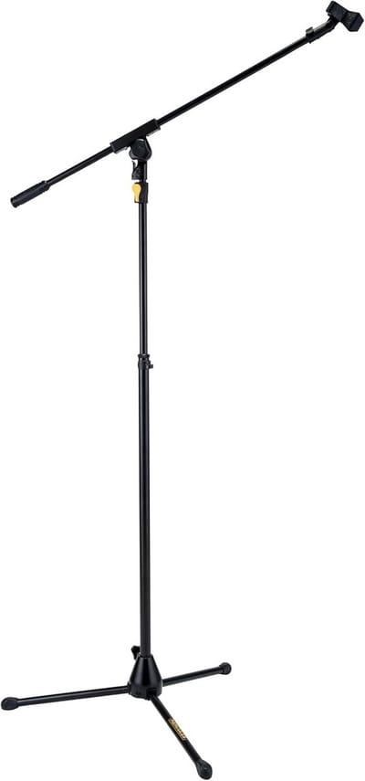 Microfoonstandaard - Galgmicrofoon - Muziek Maken - EZ Grip Verstelling - 168 cm Hoog - Zwart