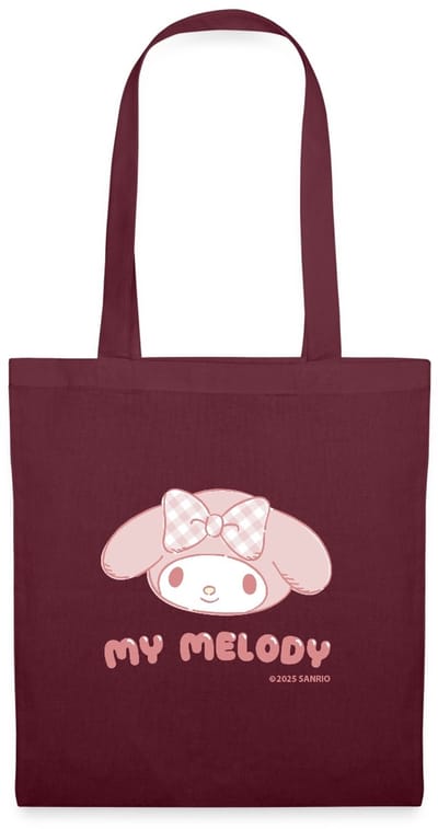 My Melody Portret met tekst Tas Van Stof Schoudertas