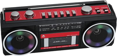 Draagbare Cassettespeler met Radio, Bluetooth en Opnamefunctie