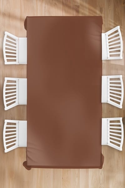 Tafelkleed - Tafellaken - 130x260 cm - Bruin - Donker - Kleuren - Binnen en Buiten