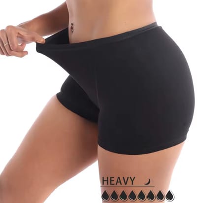 Vrouwen Menstruatie Maat XXXL Elastisch Boxershort Ondergoed 4 Laags Ademend Katoen Regular Underwear Taille BoxerSlip Bamboevezel Onderbroek Lekvrij Maandelijks Heavy Flow Snelle Absorptie Periode Maandverband Tampon