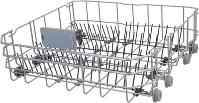 Onderste Vaatwasmand - Bodemmand Vaatwasser - Vaat Reinigen - Inclusief 6 Wielen - 525 x 525 x 173 cm - Grijs