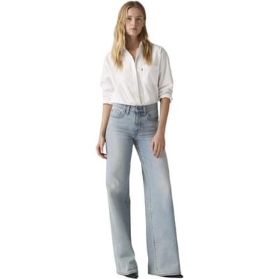 Levi's Vrouwen jeans 728 Een hoog leven met Gamba Wide 0039B0005