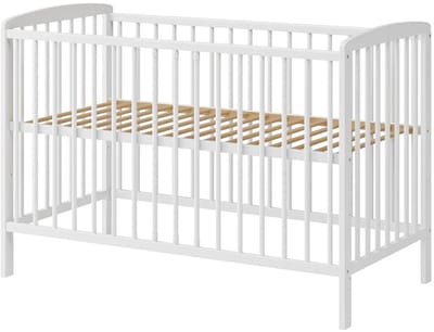 Need Sleep - Babybedje 60x120 cm - Houten Ledikant met Verstelbare Bodem - Wit - Veilig & Duurzaam