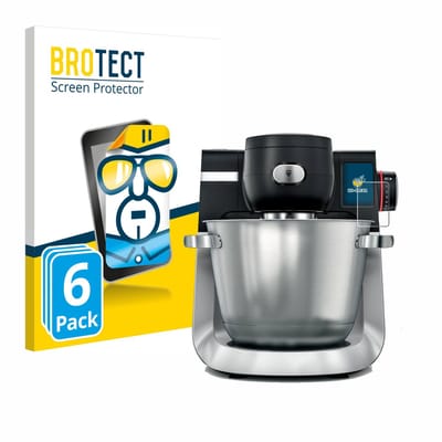 BROTECT - Screenprotector voor Bosch MUM Serie 6 - Folie Beschermfolie transparant 6 Stuks