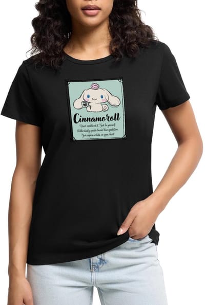 Cinnamoroll Don't Overthink It. Just Be Yourself Premium T Shirt Dames