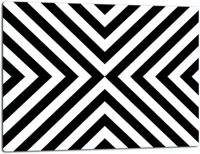 TMK ArtDeko Serie - Glazen Snijplank - 52x40 cm - Inductie