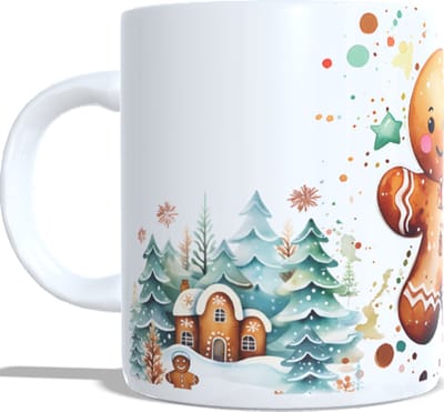 Koffie beker - thee mok - kerst - poppetje -