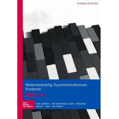 Nederlandstalig Dysartrieonderzoek - Kinderen (Ndo-K) Complete Set - Marjo Van Gerven