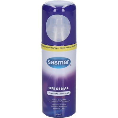 Sasmar Glijmiddel Sasmar Original (Silicone) Pomp 60 ml