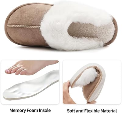 Winter Pantoffels Dames Heren Nepbont Warme Pluche Sloffen Antislip Traagschuim Slippers Zacht Plat Huisschoenen Indoor Outdoor Unisex maat 44/45