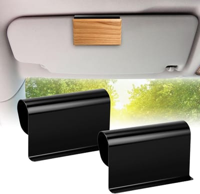 Auto luchtverfrisser voor zonneklep: 2 stuks clip-on geurverspreiders voor 13-22 mm zonnekleppen, geschikt voor SUV en vrachtwagen